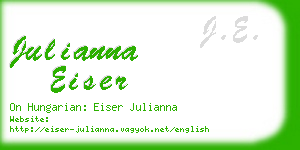 julianna eiser business card
